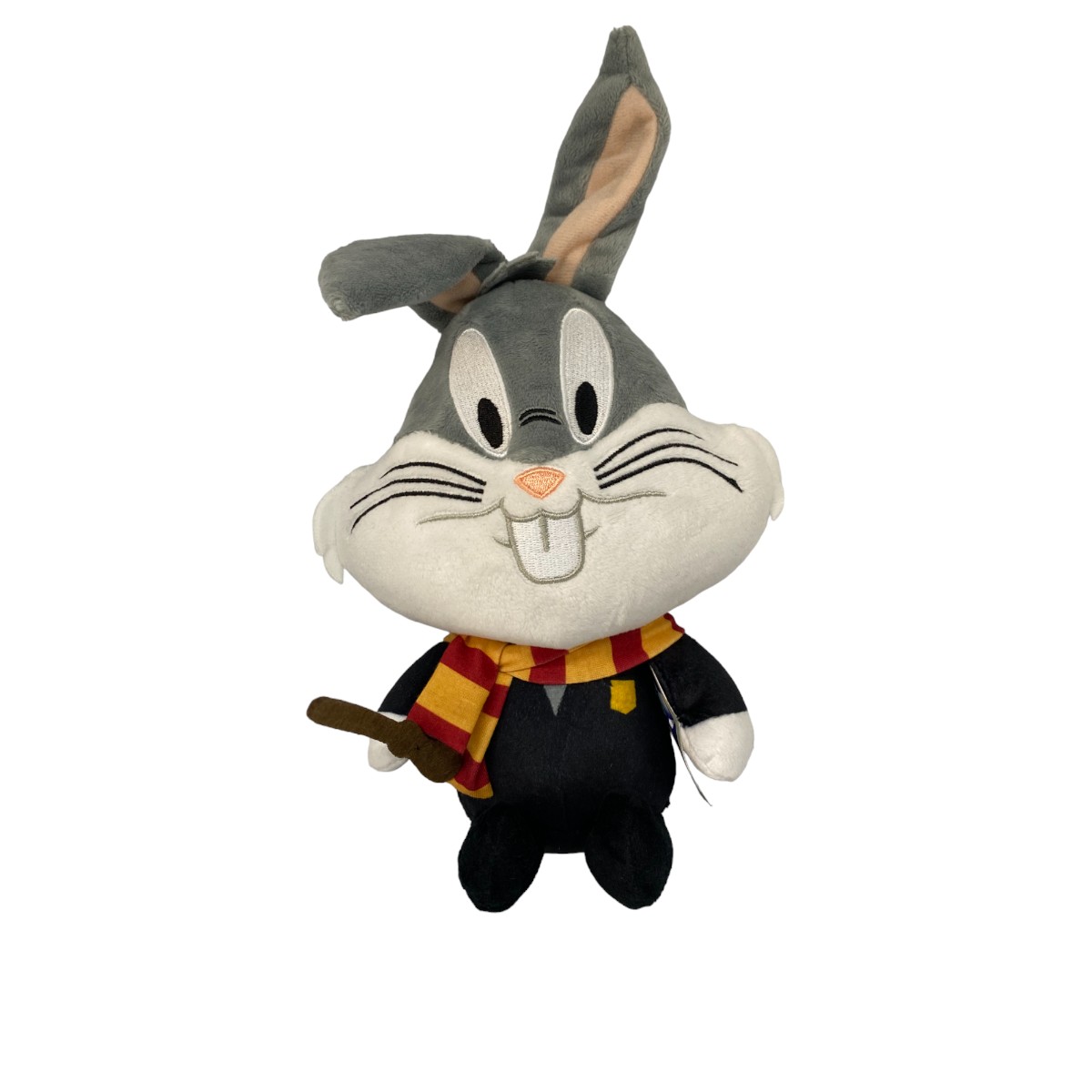 Peluches de Bugs Bunny con el uniforme de la casa de griffyndor de Hogwarts